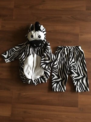 Lindo Disfraz de Halloween Azul Marino Antiguo Cebra Niños Pequeños Niñas, Talla 0-6 Meses Foto 1 de 4