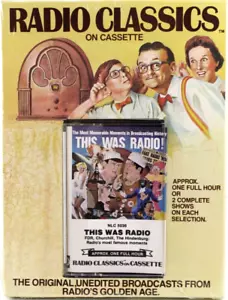 Radio Classics On Cassette This Was Radio The Hindenburg Churchill Vintage New - Picture 1 of 7