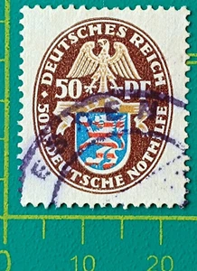 Germany Stamp 1926, Sc B18, Type SP6 50pf + 50pf Hesse, used - Picture 1 of 5