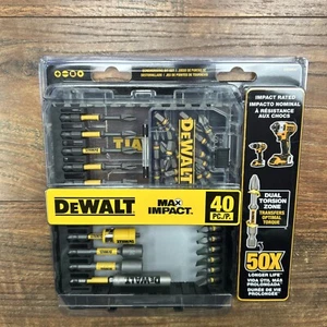 Dewalt Max Impact Screwdriving Bit Set 40 Piece Set DWAMI40 NEW Tools Long Life - Picture 1 of 10