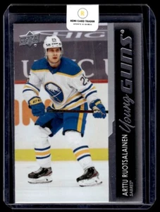 2021-22 Upper Deck Series 1 Young Guns Arttu Ruotsalainen Rookie #221 Buffalo - Picture 1 of 2