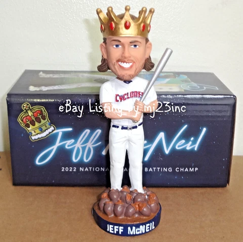 2023 JEFF McNEIL BOBBLEHEAD BROOKLYN CYCLONES SGA NEW YORK METS NY SQUIRREL KING Cover