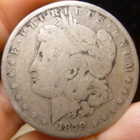 1878 CC Morgan Silver Dollar Carson City Mint Cover