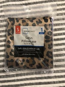 NWT-Leopard-Smooth Silk SATIN-Standard Pillow Case Bedding Pillowcase-20” X 30” - Picture 1 of 4
