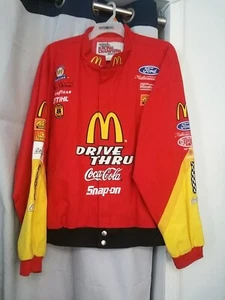 Giacca Vintage Nascar Bill Elliott Racing Champions McDonalds XXL - Foto 1 di 8