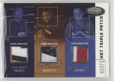 2002-03 Hoops Hot Prospects /75 Fred Jones Nene #TP-JHP Rookie Triple Patch RC