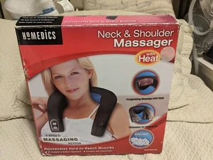Homedics Neck & Shoulder Massager, Model NMSQ 100A ~ 2 Speeds With Heat  - Picture 1 of 8