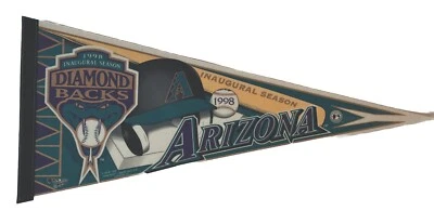 1998 Arizona Diamondbacks Inaugural Season Pennant MLB WinCraft Edition #4 - Image 1 of 4