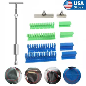 Kit de eliminación de herramientas de reparación de abolladuras sin pintura para carrocería de automóvil deslizante elevador PDR - Imagen 1 de 14