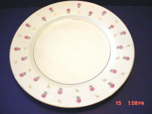 NORITAKE ROSALIE PATTERN #3052 MADE IN JAPAN CHINA DINNER PLATE 1948-55 - Picture 1 of 6