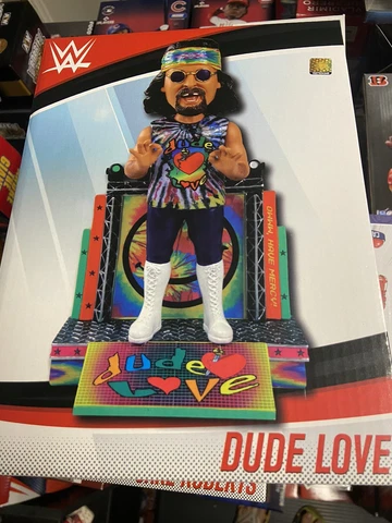 MICK FOLEY Dude Love Wrestling WWE WWF Legend Exclusive Bobblehead Bobble Head Cover