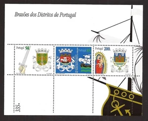 [202] Portugal 1998, Block Coat of Arms, MNH** - Picture 1 of 1