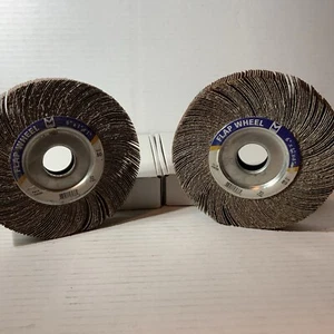 368080 5 1/2” X 1” X 1” Bore Flap Wheel, Grit 80 Quantity Of 2 - Picture 1 of 3