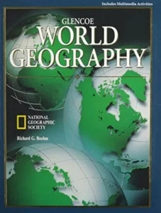 Glencoe World Geography National Geographic Society - Picture 1 of 2