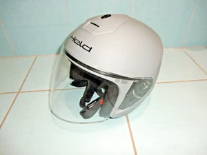 HELD  Motorradhelm Grau-Matt, Größe L  Visier - Bild 1 von 3