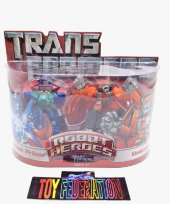 Hasbro Transformers - Robot Heroes - OPTIMUS PRIME & UNICRON - 2006 - Image 1 of 4