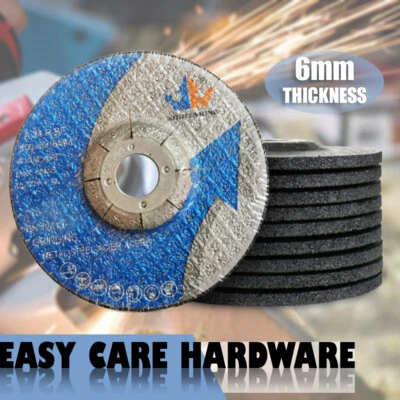 4'' 5" 100 125MM Grinding Disc Wheel 6MM Angle Grinder Cut Metal Steel Flap NEW - image 1 of 4