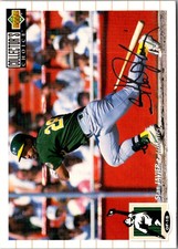 1994 Collector's Choice Stan Javier #598 Oakland Athletics Baseball Card
