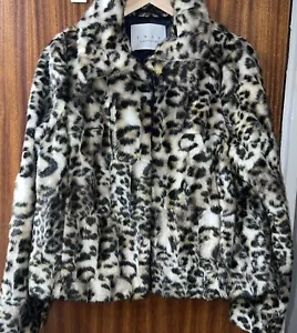 Ladies Designer (NEW) FWSS Leopard Style Jacket Size S - Picture 1 of 4