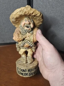 Chris Hammack Arte Resina Fundida Guerrilla Rebelde Mexicana No Necesita Insignia Apestosa - Imagen 1 de 9