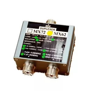 Antena Duplexor MX62 VHF&UHF Diferente Base Radio Transceptor Antena Combinador - Imagen 1 de 8