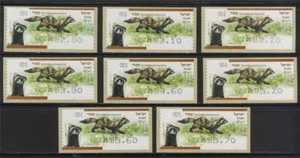 ISRAEL 2014 STAMPS WEASEL MUSTELA 8 ATM #001 LABEL VENDING FAUNA WILD ANIMALS - Picture 1 of 1