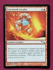 Magic The Gathering MIRRODIN FRACTURED LOYALTY single red card MTG
