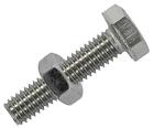 M10 x 50mm A2 Stainless Steel Set Screws & Hex Nuts, 2 Pack - S1050SSP