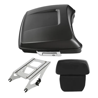 Montaje de almohadilla de maletero Razor para Harley Street Glide 14-24 industrial gris denim Foto 1 de 4