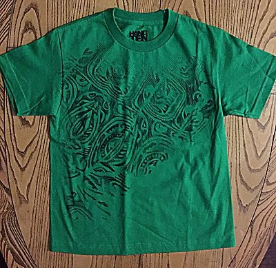 Camiseta Hang Ten Gráfica Talla Niño Pequeña Verde Foto 1 de 4