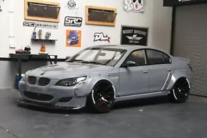 RC Body Car Drift 1:10 BMW 5 E 60 widebody E60 style APlastics New Shell - Picture 1 of 7