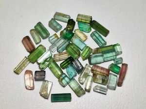 Finest Quality Natural Tourmaline Crystals 17.3 Grams Rough Gemstone From Africa - Picture 1 of 5
