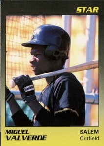 1989 Star Salem Buccaneers MIGUEL VALVERDE RC PIRATES DOMINICAN REPUBLIC