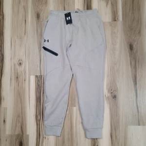 Pantalones de chándal Under Armour UA imparables de vellón marrón topo para hombre medianos nuevos - Imagen 1 de 12