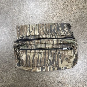 VTG Realtree Camo Hunting Belt Pack 2 POCKET YKK ZIPPERS Pouch - Picture 1 of 5
