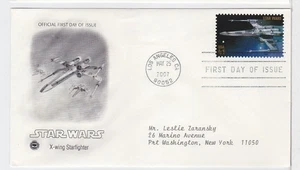 TurtlesTradingPost- Star Wars- X Wing Starfighter  #4143m FDC 2007- Artcraft - Picture 1 of 2