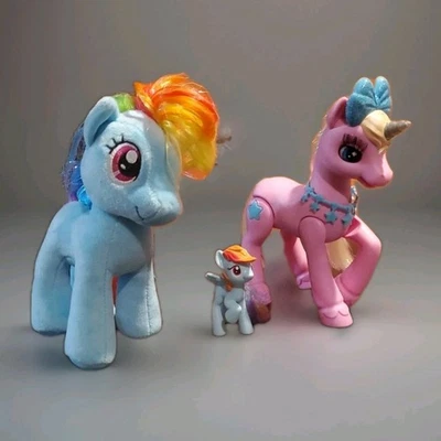 My Little Pony Rainbow Dash Beanie Baby,  Mc Donald My Little Pony, Working Zuru - Image 1 of 4