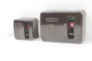 1950s MEM Bakelite Fused Consumer Unit Switchboard TV Prop Industrial Decor UK - Picture 1 of 17