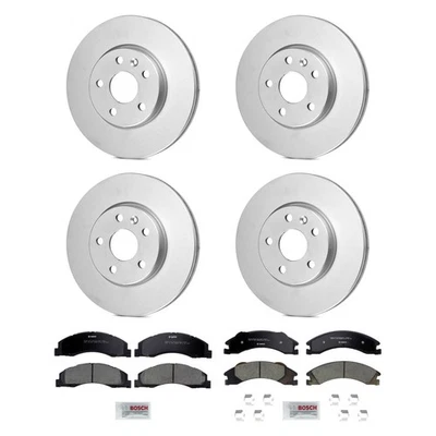 For Ford E-350 Super Duty 08-19 Brake Kit QuietCast Premium Front & Rear Brake Foto 1 de 3