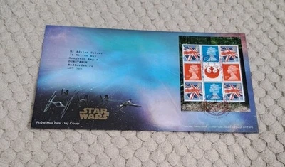 Great Britain First Day Cover - 2015 'Star Wars' - Booklet Pane - Image 1 of 2