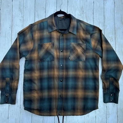 Chaqueta The North Face Para Hombre Grande Negra Reversible Franela Escocesa Aislada CPA0 Foto 1 de 4