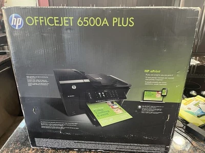 BRAND NEW FACTORY SEALED HP OfficeJet 6500A Plus Printer. - Image 1 of 3