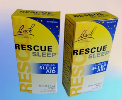 2 бутылки (0,7 жидк. oz. / 20 мл каждый) Bach спасения средство сна спрей, BB 3/2029 - Изображение 1 из 4