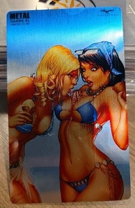 Zenescope Grimm Fairy Tales XL Metal Card Rare EBAS Eric Basaldua Le 50 - Picture 1 of 2