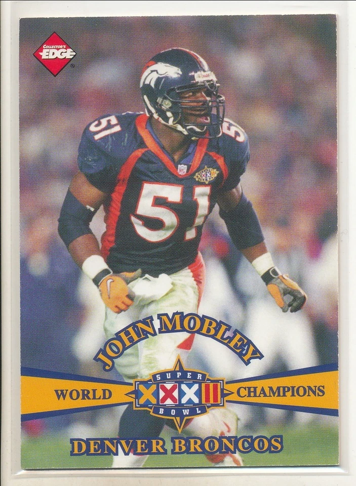 1998 Collector's Edge Super Bowl XXXII John Mobley #10 - Image 1 of 1