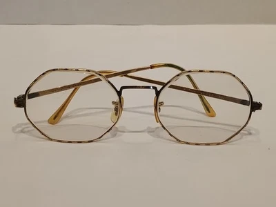 Vintage 1/20 12K  Gold Filled Eyeglasses Octagon Eyeglasses  - Image 1 of 4