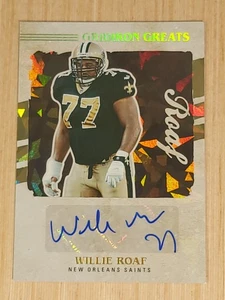2023 Panini Luminance Gridiron Greats Auto Willie Roaf #GG85 - Picture 1 of 2