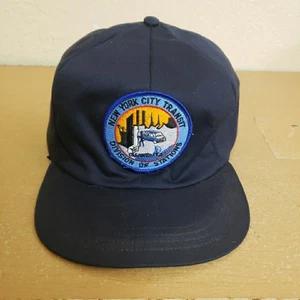 De colección Años 80 NUEVA YORK CITY Transit Snapback Sombrero XXL PARCHE Naranja Solapas Acolchado - Imagen 1 de 11
