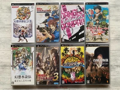 SONY PSP Genso Suikoden & Valkyria & Dangan ronpa & Brave Story & White Knight - Image 1 of 4