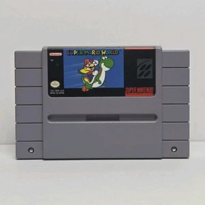 Super Mario World (Super Nintendo SNES, 1991) nur Original Cartridge - getestet - Bild 1 von 5